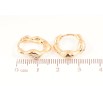 Серьги Xuping Позолота 18K колечки Декоративный узор фото №2