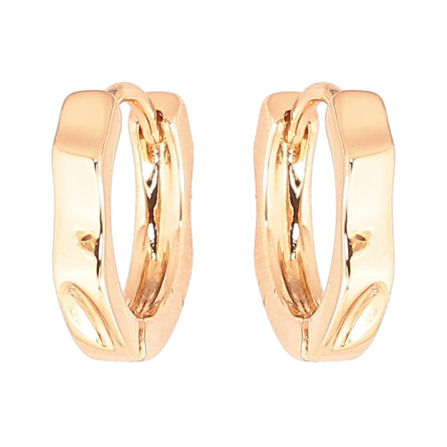 Сережки Xuping Позолота 18K колечка «Декоративний візерунок» фото №1