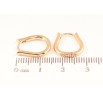 Сережки Xuping Позолота 18K колечка «Декоративні» фото №2