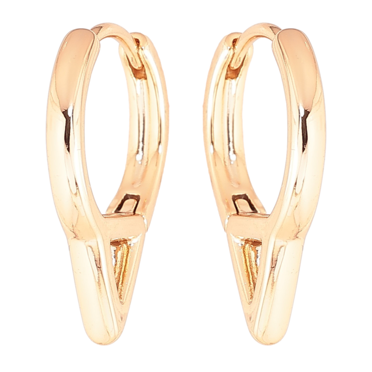 Серьги Xuping Позолота 18K колечки Декоративные фото №7