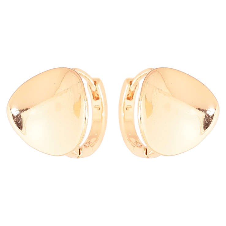 Сережки Xuping Позолота 18K колечка «Вигнуті кола» фото №16