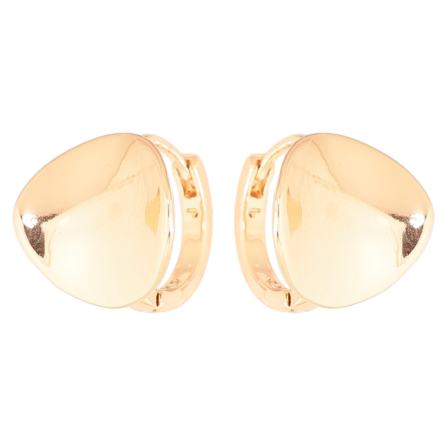 Серьги Xuping Позолота 18K колечки Выгнутые круги фото №1