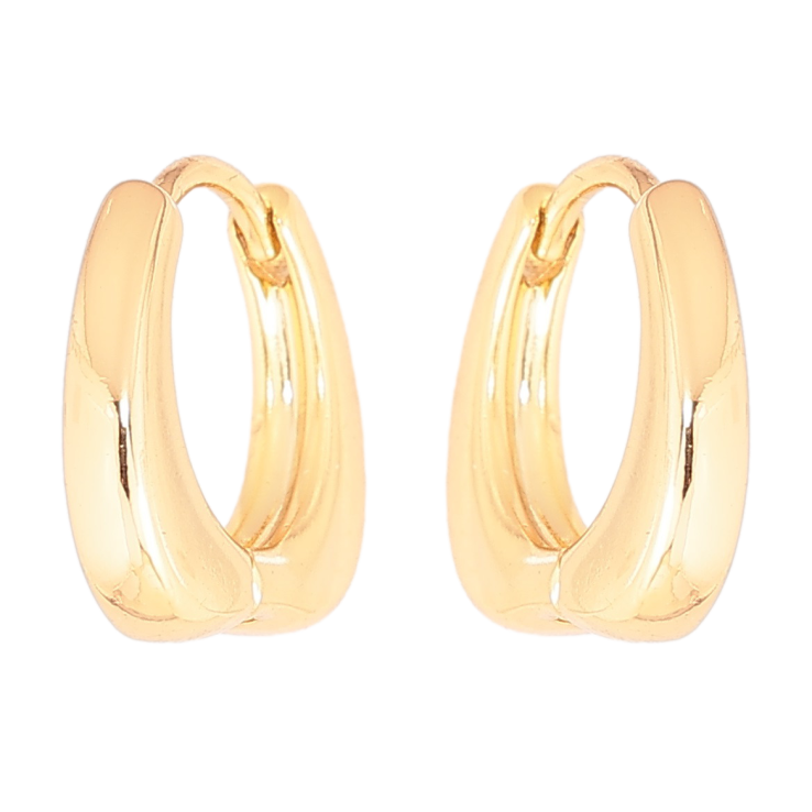 Серьги Xuping Позолота 18K колечки Декоративные фото №6