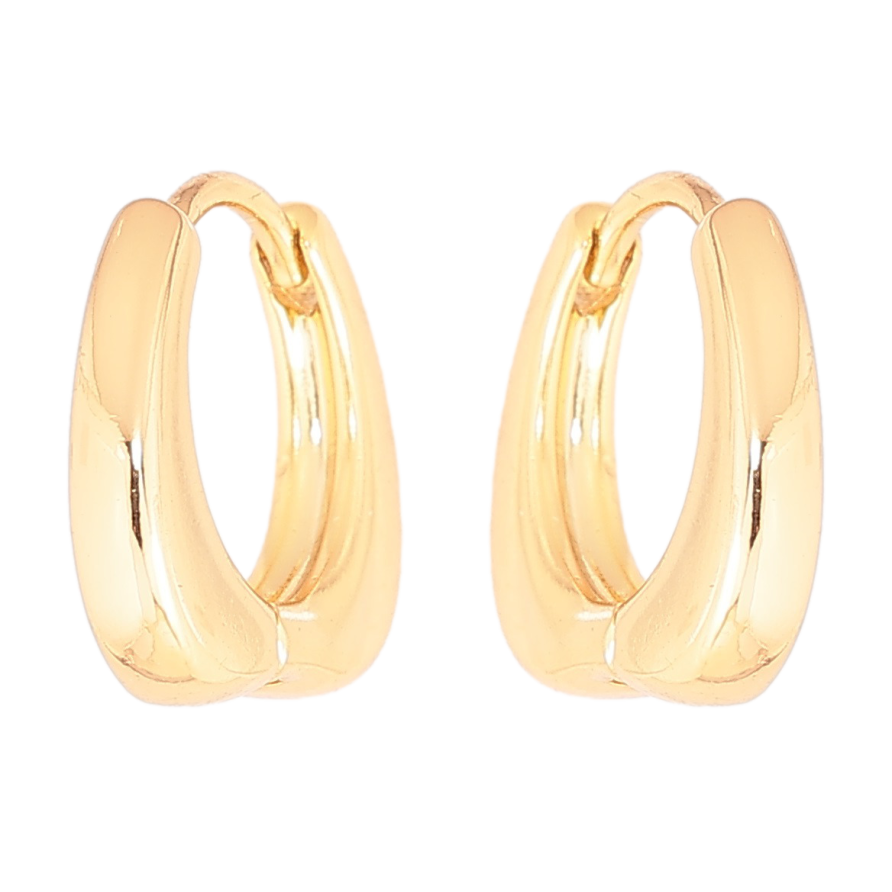 Серьги Xuping Позолота 18K колечки Декоративные фото №1