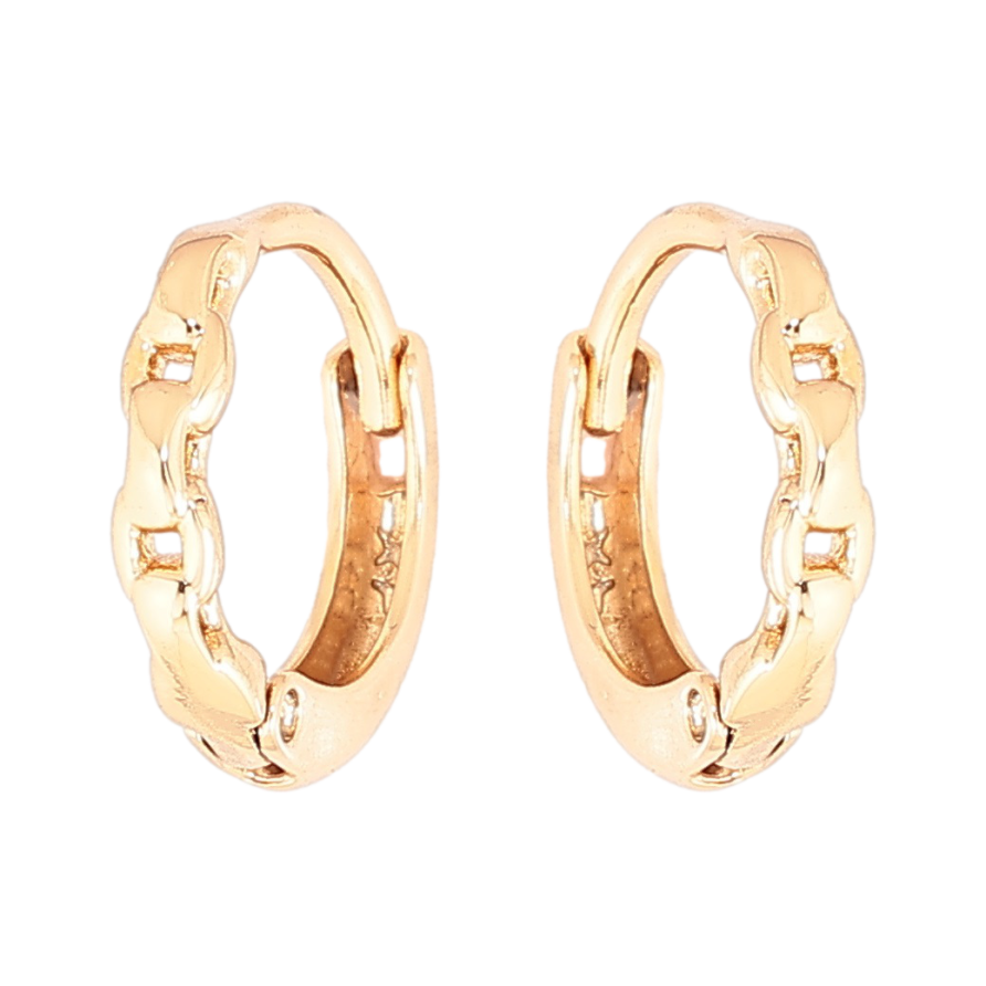 Серьги Xuping Позолота 18K колечки Декоративный узор фото №1