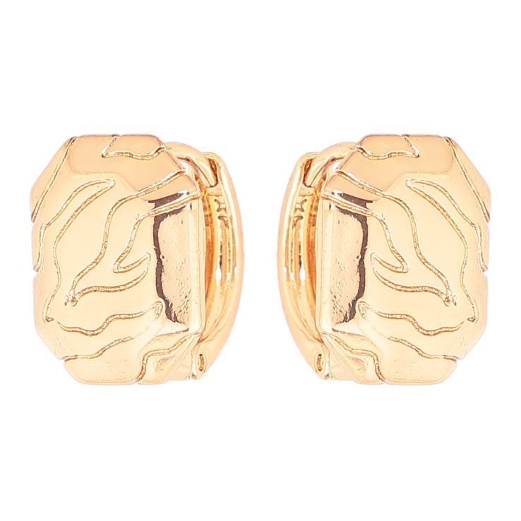 Серьги Xuping Позолота 18K колечки Декоративный узор фото №24 Серьги Xuping Позолота 18K колечки Декоративный узор фото №24