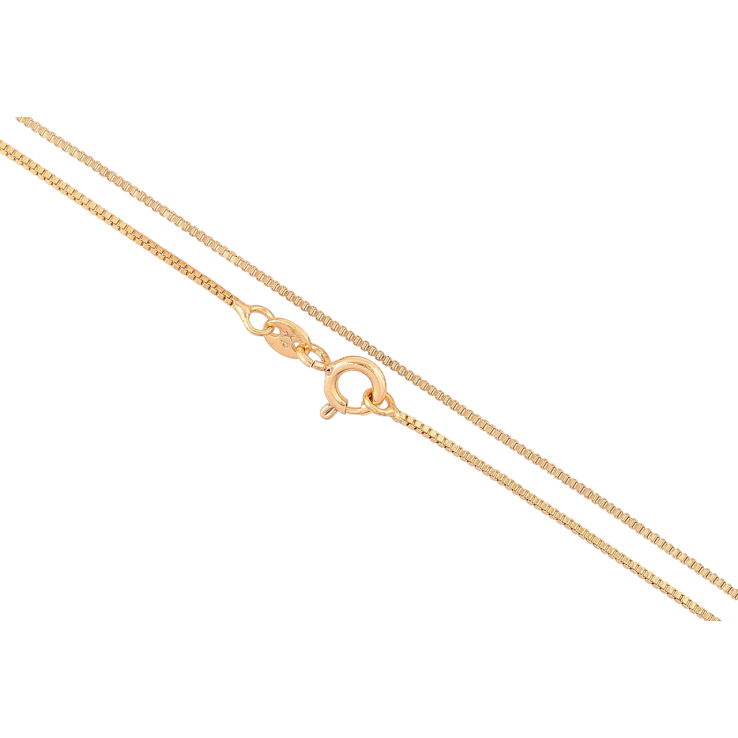 Ланцюжок Xuping Позолота 18K «Плетіння Венеціанське» довжина 51см х 1мм фото №16 Ланцюжок Xuping Позолота 18K «Плетіння Венеціанське» довжина 51см х 1мм фото №16