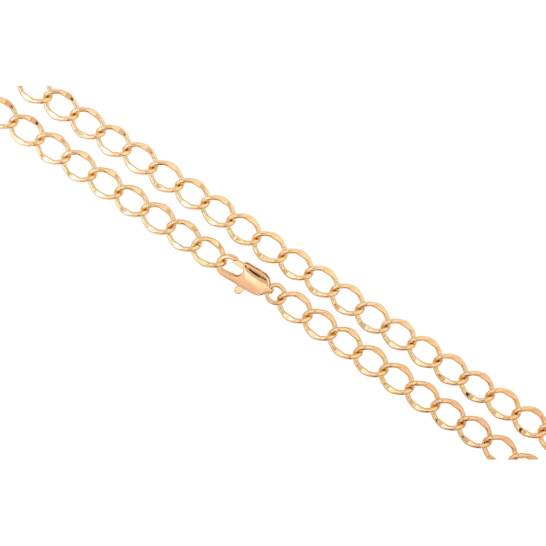 Цепочка Xuping Позолота 18K Плетение Фантазийное длинна 50см х 7мм фото №1