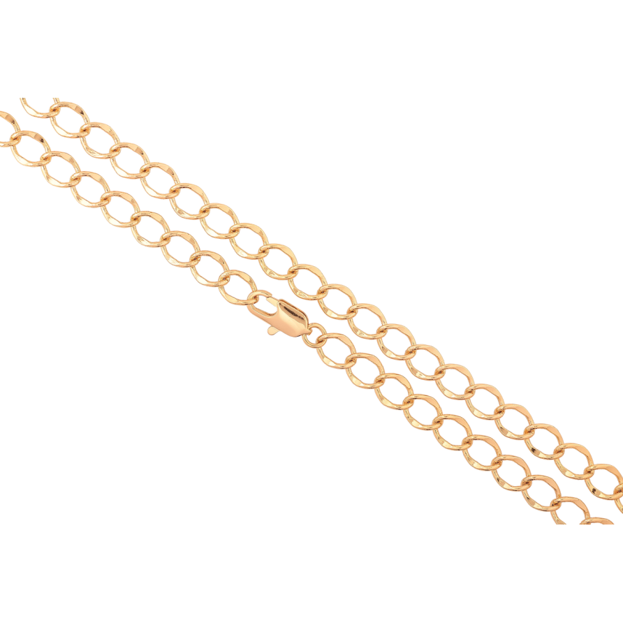 Ланцюжок Xuping Позолота 18K «Плетіння Фантазійне» довжина 50см х 7мм фото №1