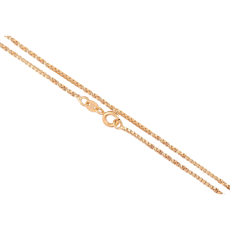 Цепочка Xuping Позолота 18K Плетение Венецианское перекрученное длинна 45см х 1.5мм фото №1