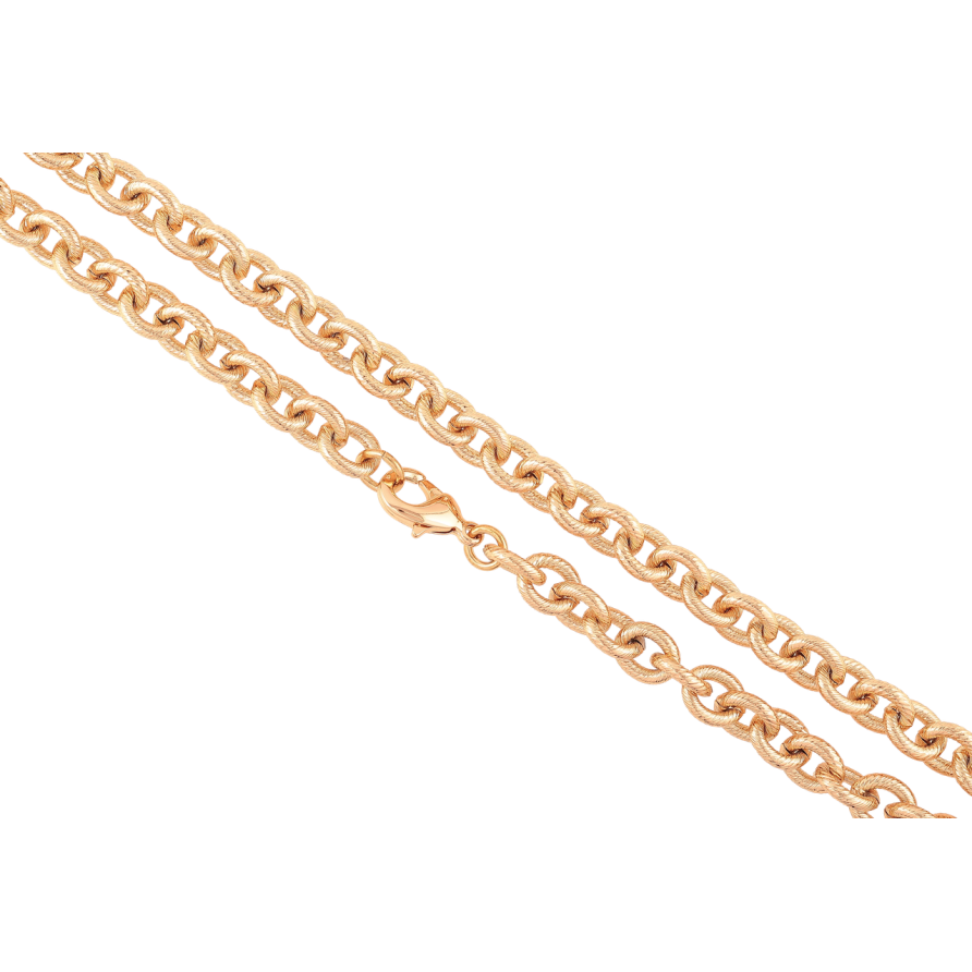 Ланцюжок Xuping Позолота 18K «Плетіння Якірне» довжина 46см х 8мм фото №1