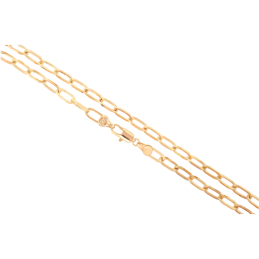 Ланцюжок Xuping Позолота 18K «Плетіння Якірне» довжина 50см х 5мм фото №1