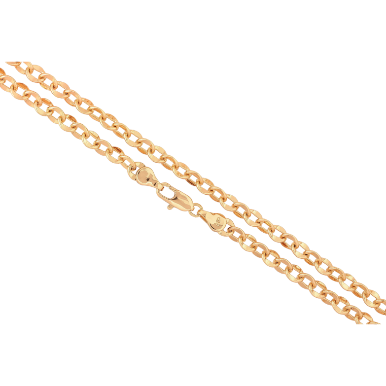 Цепочка Xuping Позолота 18K Плетение Якорное длинна 45см х 5мм фото №3