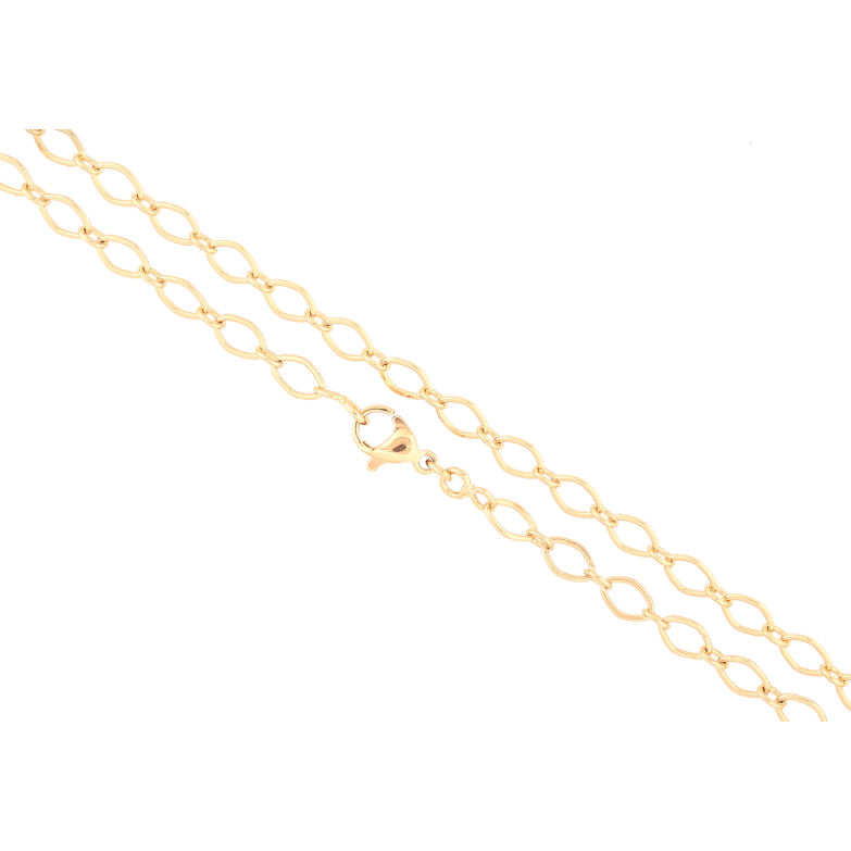 Цепочка Xuping Позолота 18K Плетение Фантазийное длинна 49см х 4.5мм фото №1