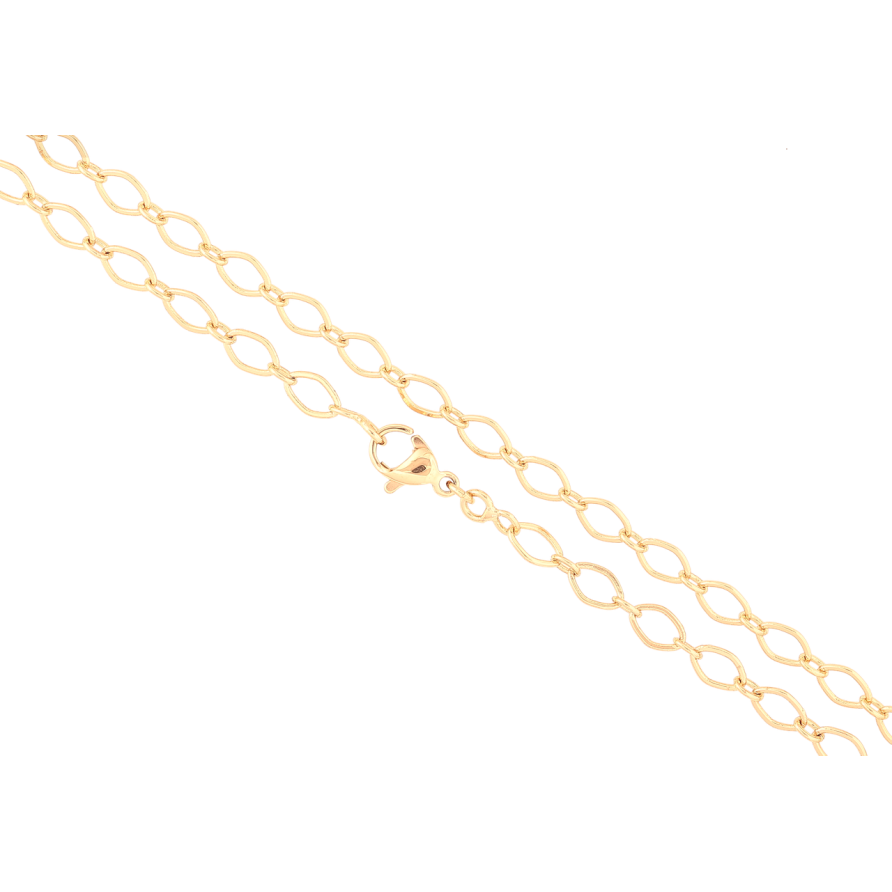 Ланцюжок Xuping Позолота 18K «Плетіння Фантазійне» довжина 49см х 4.5мм фото №1