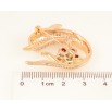 Брошка Xuping Позолота 18K «Дельфін із різнобарвною кришталевою квіточкою» фото №2 Брошка Xuping Позолота 18K «Дельфін із різнобарвною кришталевою квіточкою» фото №2