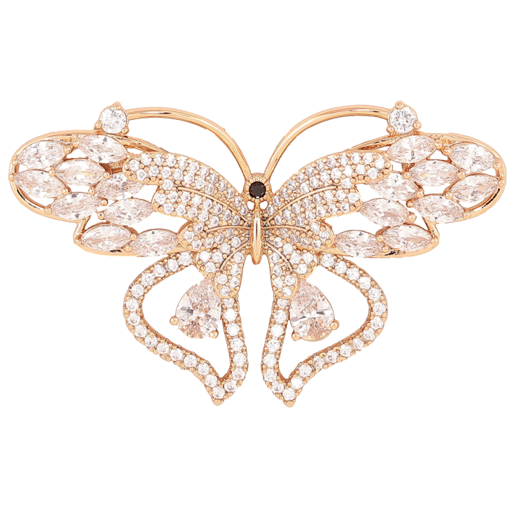 Брошка Xuping Позолота 18K «Метелик з інкрустацією кристалами» фото №20