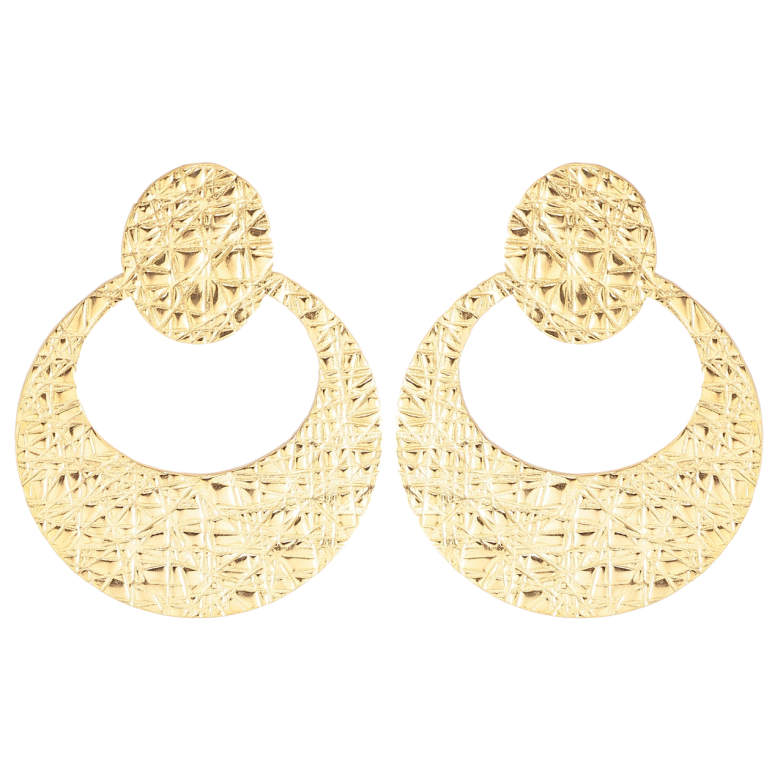 Сережки Xuping TTM Stainless Steel колір 14К пусети «Декоративні» фото №1