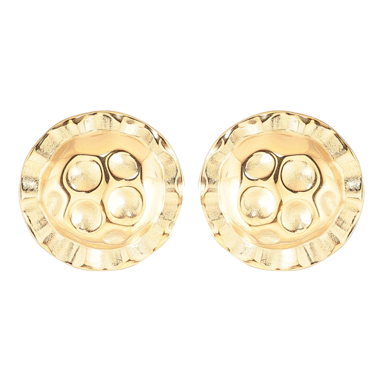 Сережки Xuping TTM Stainless Steel колір 14К пусети «Декоративні» фото №1