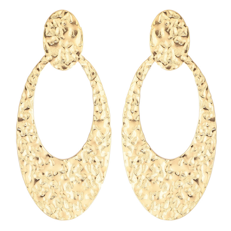 Серьги Xuping TTM Stainless Steel цвет 14К пусеты Декоративные фото №1