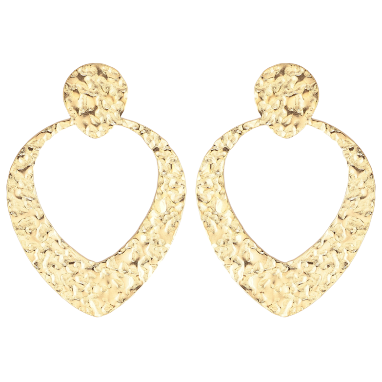 Серьги Xuping TTM Stainless Steel цвет 14К пусеты Декоративные фото №1