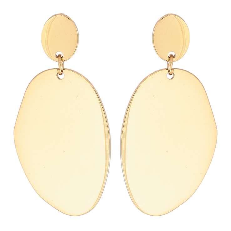 Серьги Xuping TTM Stainless Steel цвет 14К пусеты Декоративные подвески фото №4