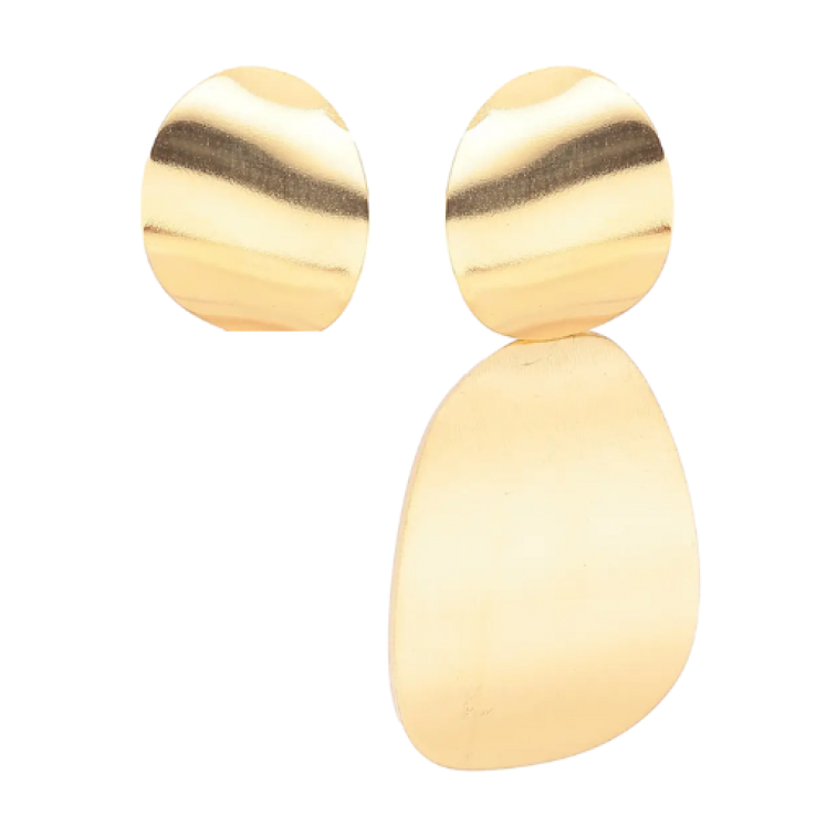 Сережки Xuping TTM Stainless Steel колір 14К пусети «Декоративні підвіски» асиметрія фото №20