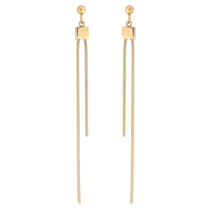 Серьги Xuping TTM Stainless Steel цвет 14К пусеты Декоративные подвески фото №2