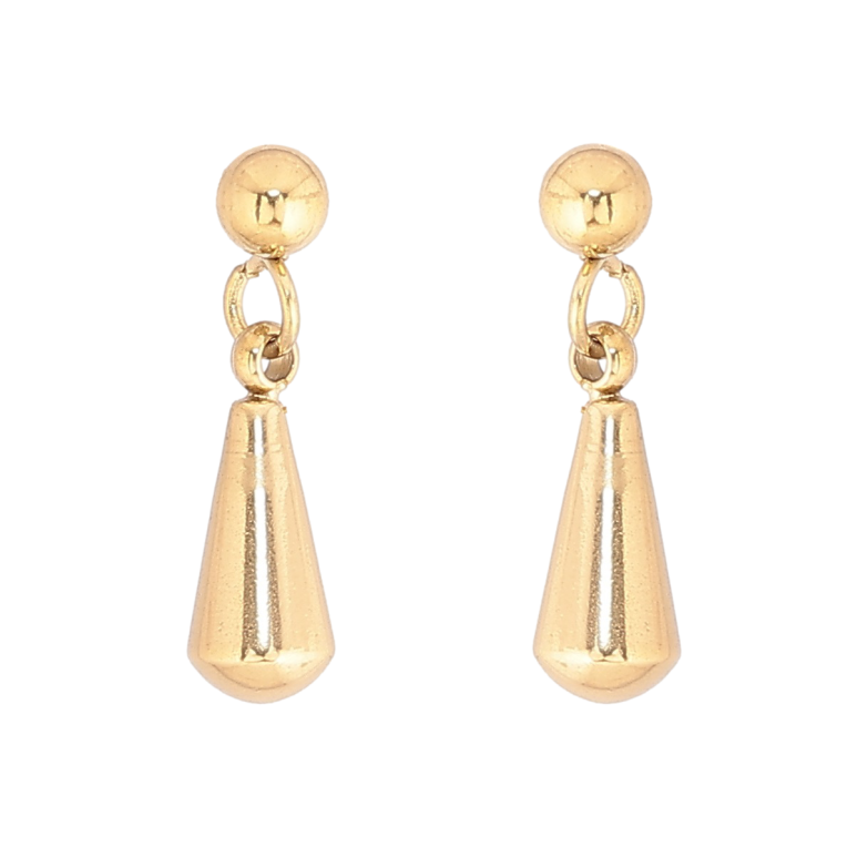 Серьги Xuping TTM Stainless Steel цвет 14К пусеты Декоративные подвески фото №4