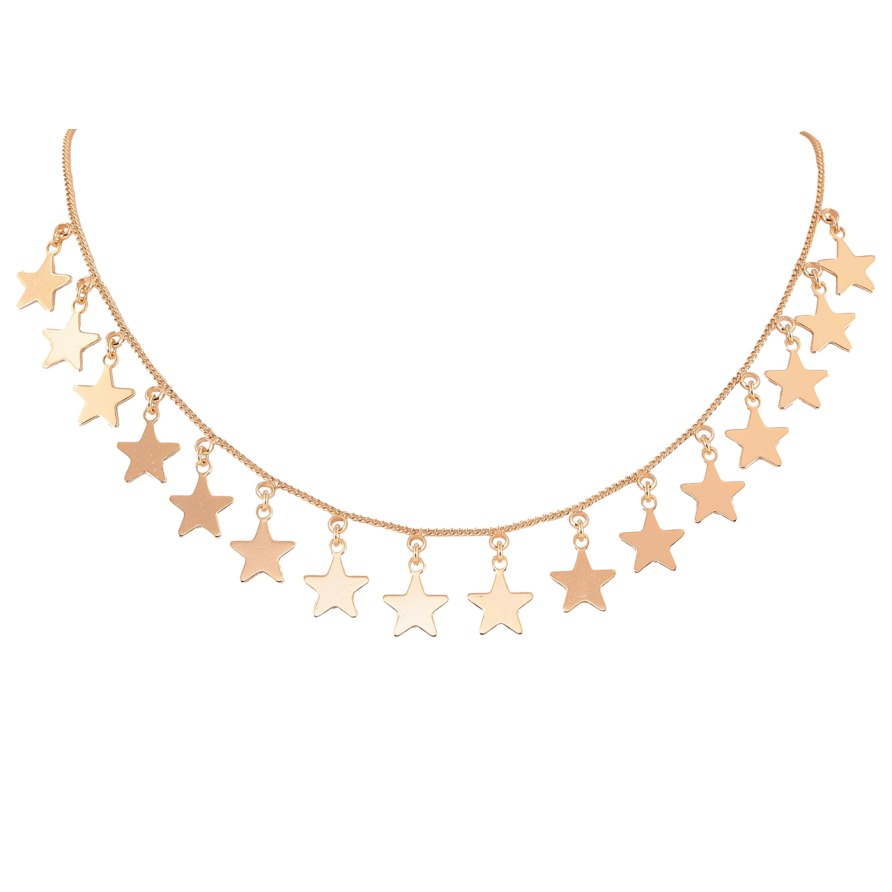 Кольє Xuping Позолота 18K «Зірки» довжина 45-50см х 1мм фото №1