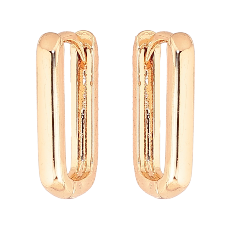 Серьги Xuping M&L Цвет 18K колечки Овальные фото №1