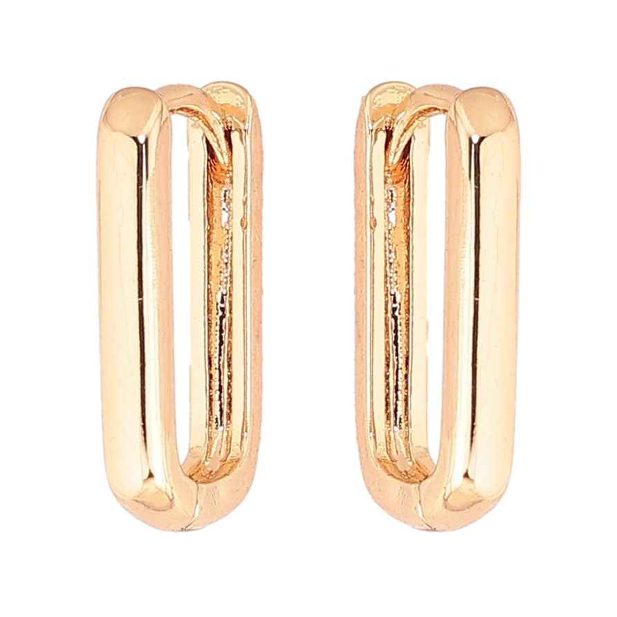 Серьги Xuping M&L Цвет 18K колечки Овальные фото №1