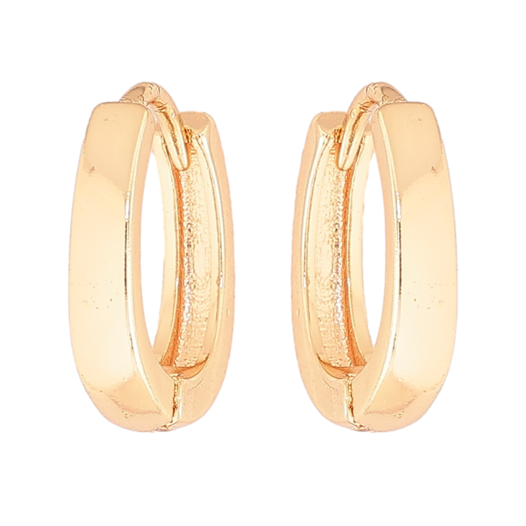 Серьги Xuping M&L Цвет 18K колечки Классика фото №9