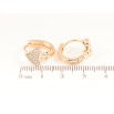 Серьги Xuping M&L Цвет 18K колечки Пики фото №2