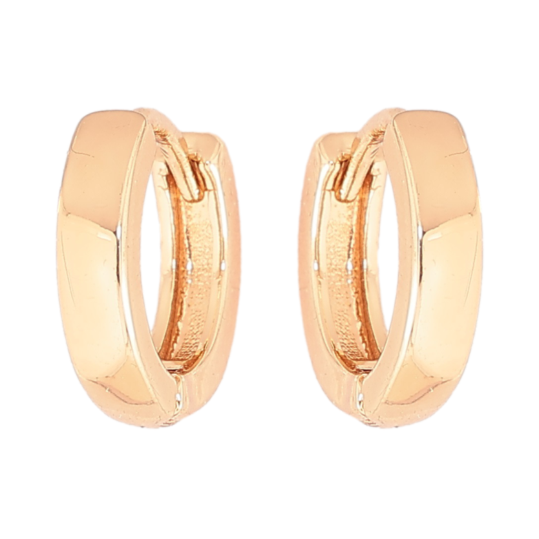 Серьги Xuping M&L Цвет 18K колечки Классика, шир. 3мм ø 13мм фото №11