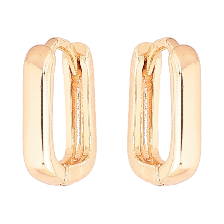 Сережки Xuping M&L Колір 18K колечка «Овальні» фото №3