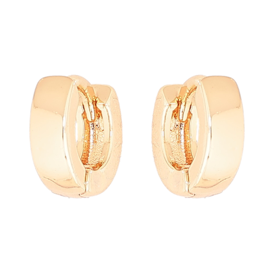 Серьги Xuping M&L Цвет 18K колечки Классика, шир. 3мм ø 9мм фото №1