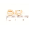 Серьги Xuping M&L Цвет 18K колечки Классика, шир. 3мм ø 9мм фото №2