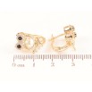 Серьги Xuping M&L Цвет 18K английский замок Совы с Танцующим кристаллом фото №2