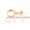 Серьги Xuping M&L Цвет 18K подвески на колечках Шарики ø 6мм фото №2