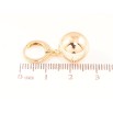 Серьги Xuping M&L Цвет 18K подвески на колечках Шарики ø 12мм фото №2