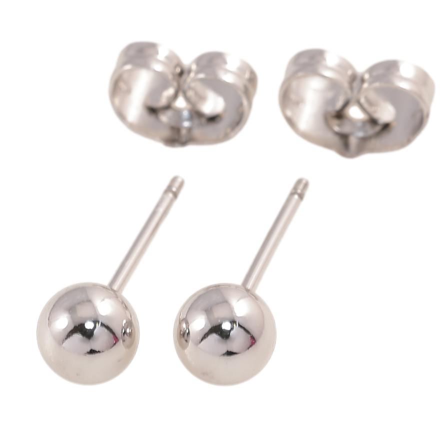 Серьги Xuping Родий пусеты Шарики ø 5мм фото №1 Серьги Xuping Родий пусеты Шарики ø 5мм фото №1