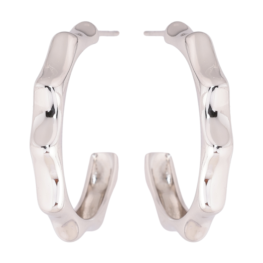 Серьги Xuping Родий пусеты Декоративные дуги фото №1