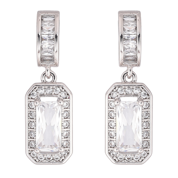 Сережки Xuping Родій пусети «Кришталеві підвіски» фото №23