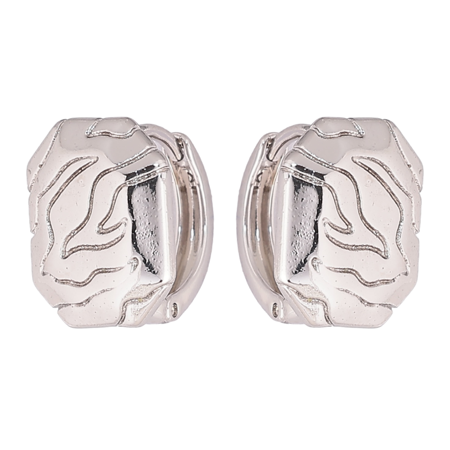 Сережки Xuping Родій колечка «Декоративний візерунок» фото №1