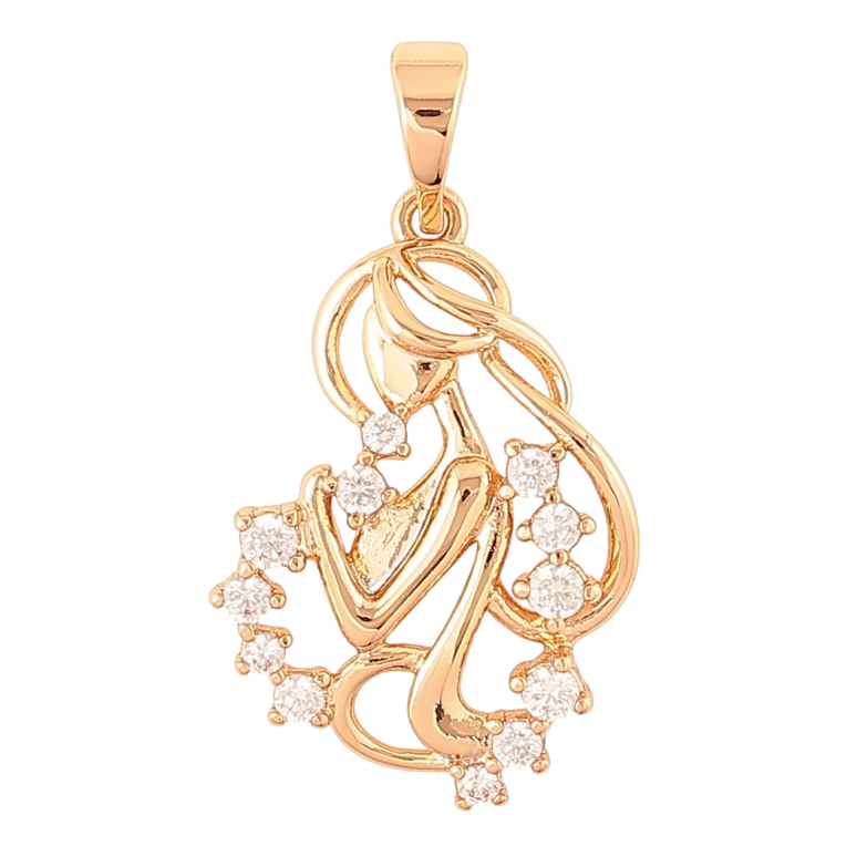 Кулон Xuping Позолота 18K Дева для цепочки до 5мм фото №1
