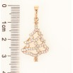 Кулон Xuping Позолота 18K Новорічна ялинка» для ланцюжка до 6мм фото №2