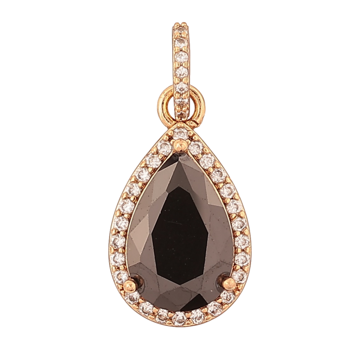 Кулон Xuping Позолота 18K Черный кристалл для цепочки до 4мм фото №20