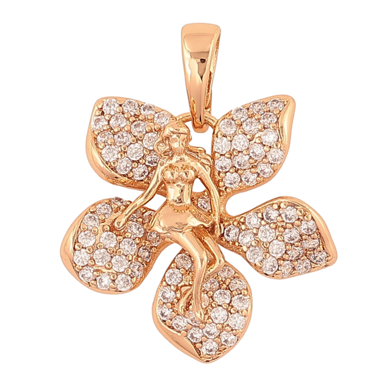 Кулон Xuping Позолота 18K Дюймовочка для цепочки до 6мм фото №14