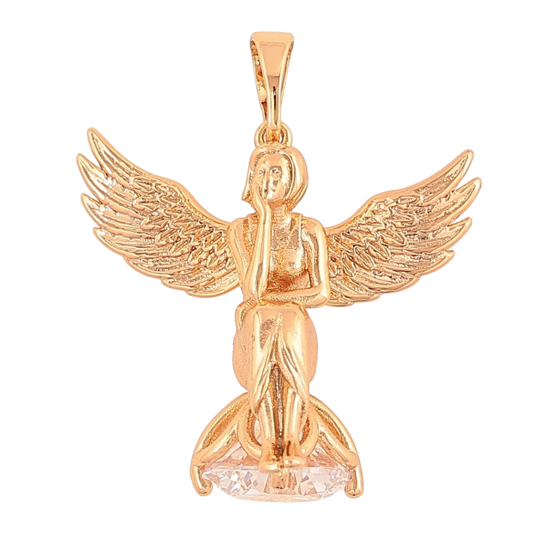Кулон Xuping Позолота 18K Ангел для цепочки до 5мм фото №17